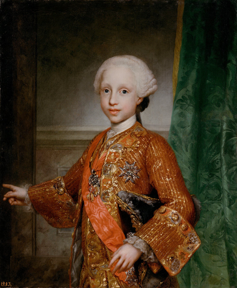 Infante Francisco Javier de Espanha (1757-1771) - Anton Raphael Mengs