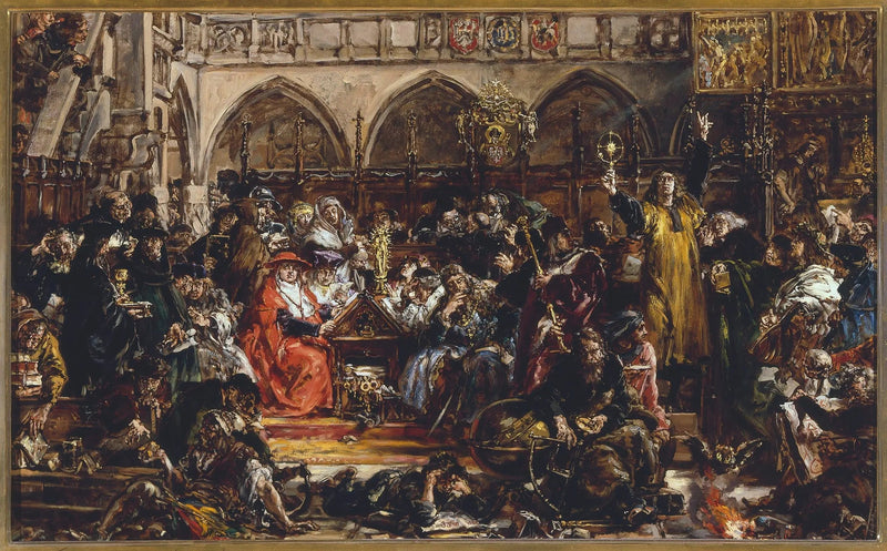 Influência da universidade no país, segundo a série « História da civilização na Polônia » - Jan Matejko