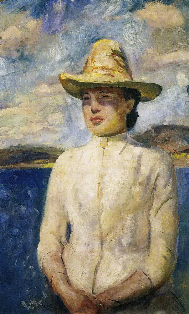 Inger ao sol - Edvard Munch