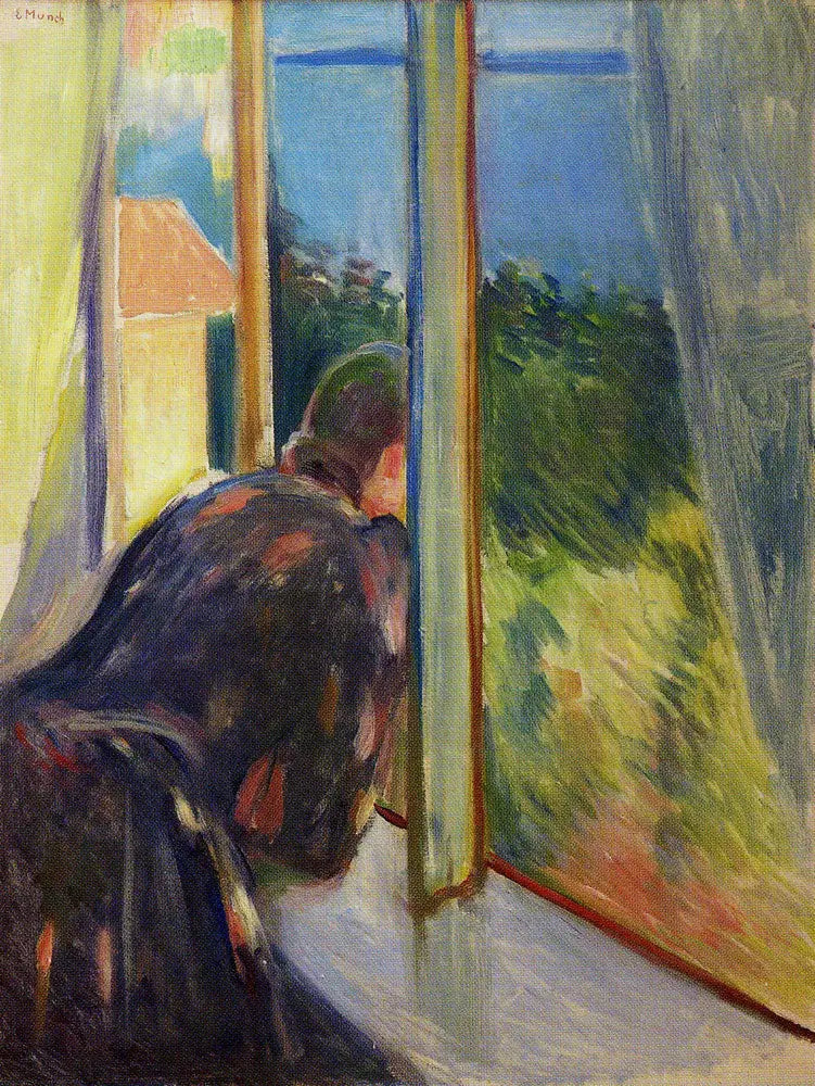Inger perto da janela - Edvard Munch