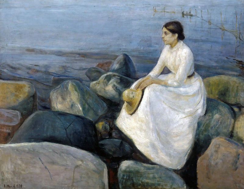Inger na praia - Edvard Munch