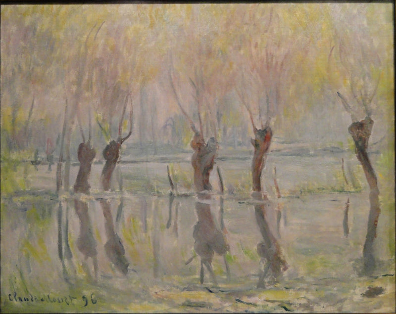 Uma inundação em Giverny - Claude Monet