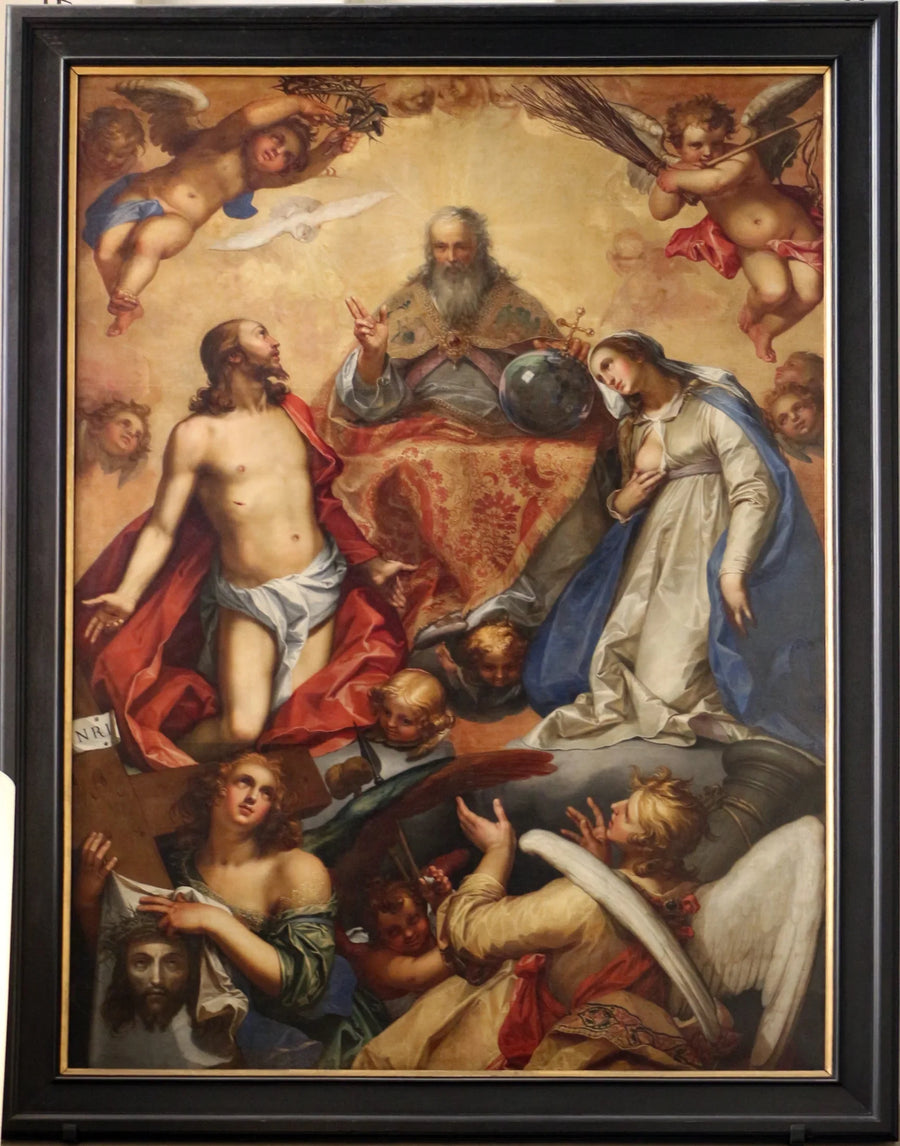 Intercession of Christ and Mary with God the Father - Abraham Bloemaert