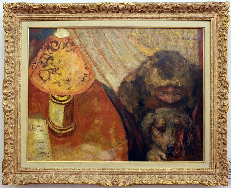 Interior (à luz da lâmpada) - Pierre Bonnard