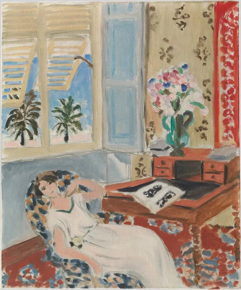 Interior em Nice, a soneca - Henri Matisse