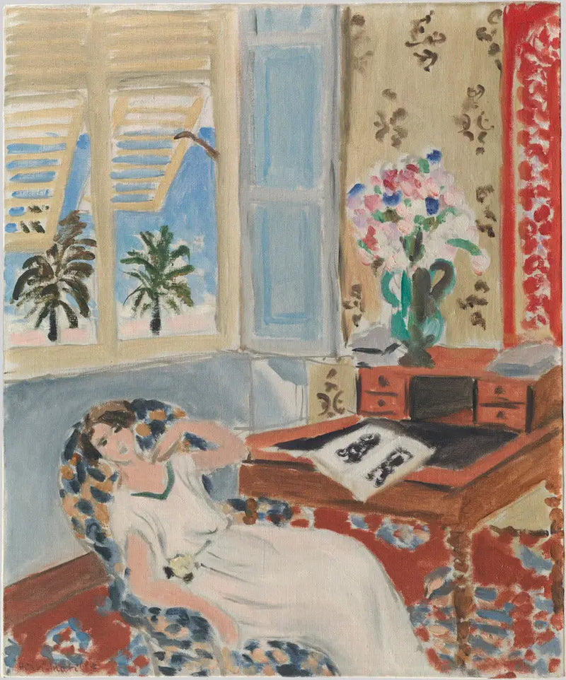 Interior em Nice, a soneca - Henri Matisse