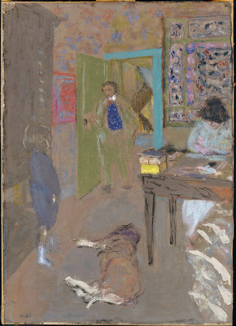 Interior em Saint-Jacut - Édouard Vuillard