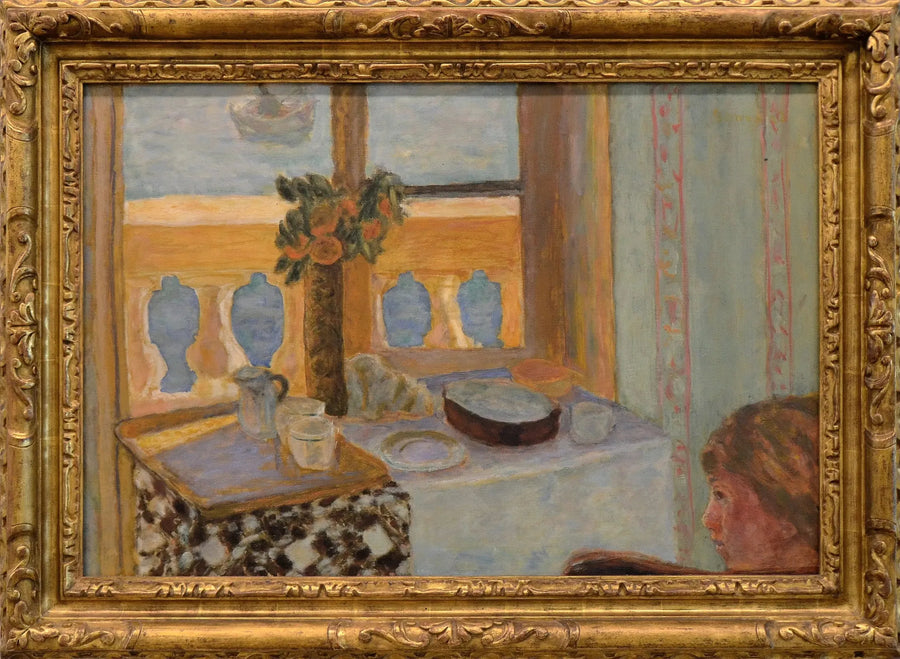Interior com varanda - Pierre Bonnard