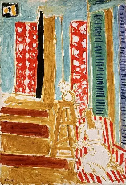 Interior com barras de sol - Henri Matisse
