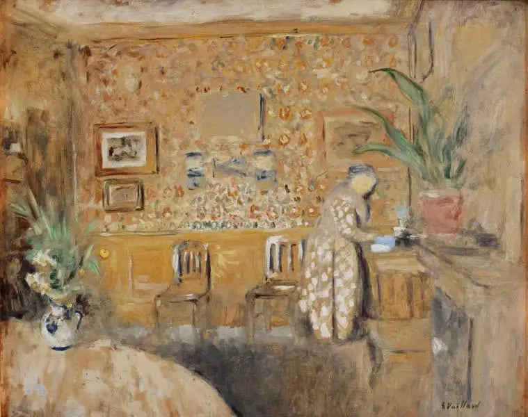 Interior com duas cadeiras - Édouard Vuillard