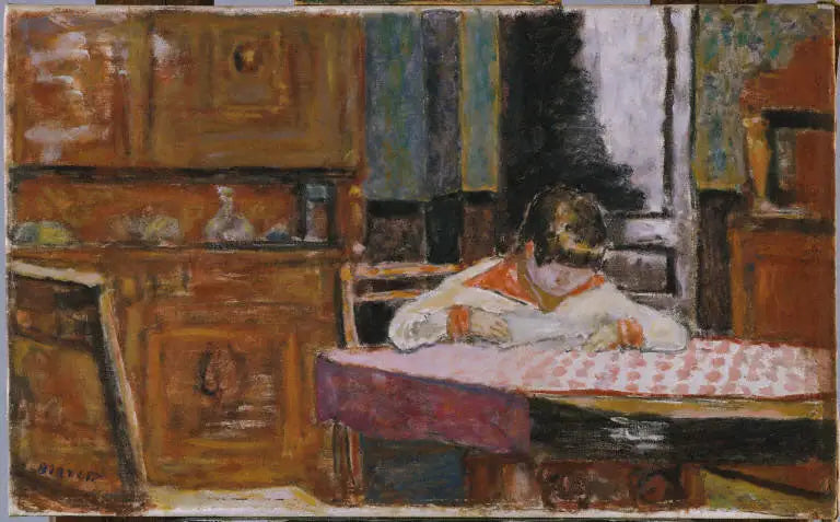 Interior com menino - Pierre Bonnard