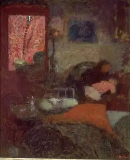 Interior com mãe e filho - Édouard Vuillard