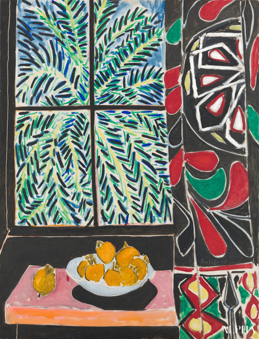 Intérieur avec rideau égyptien - Matisse - Reproductions de tableaux et peintures haut de gamme