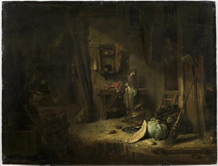 Intérieur d'une cuisine rustique - Willem Kalf