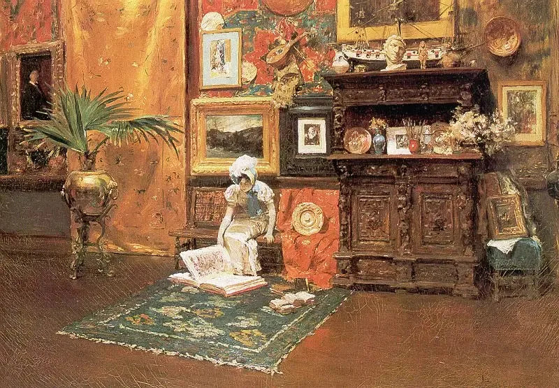 Interior de atelier - William Merritt Chase