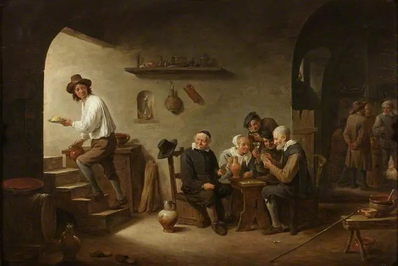 Interior de uma taverna - David Teniers, o Jovem