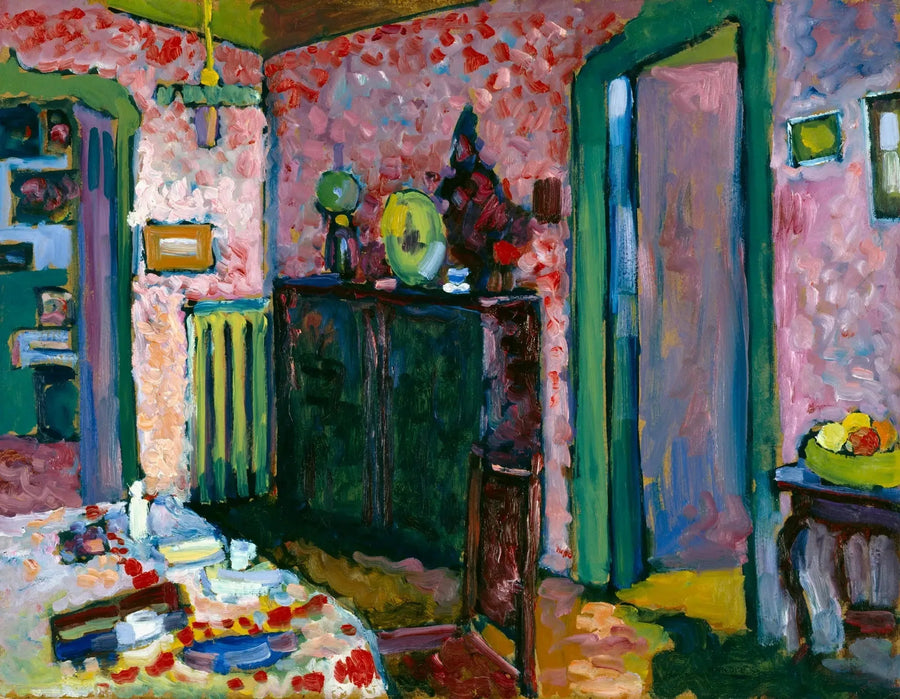 Interior (Minha sala de jantar) - Vassily Kandinsky