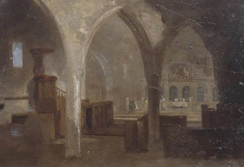 Interior de uma Igreja Gótica - J. M. W. Turner