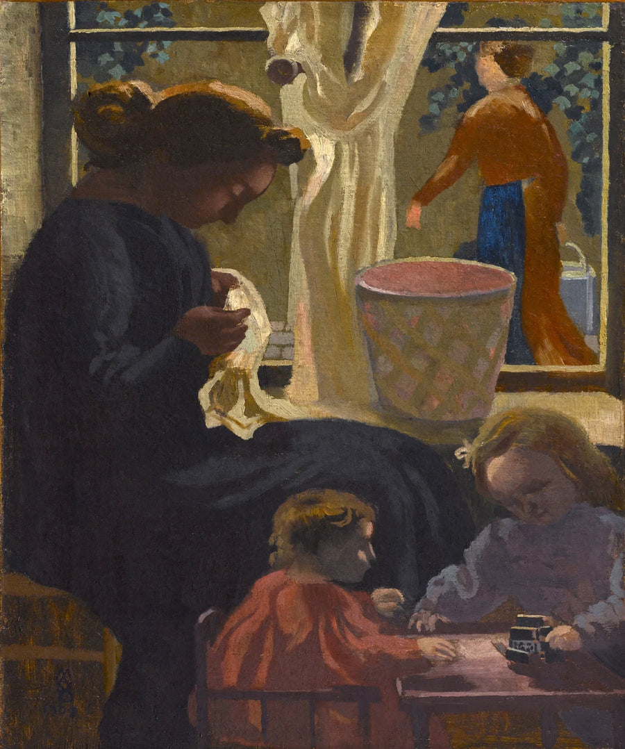 Intimidade ou Ravaudeuse na janela - Maurice Denis