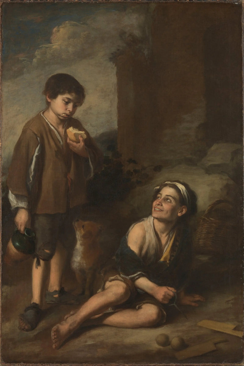 Convite para uma partida de Argolla - Bartolomé Esteban Murillo
