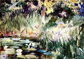Íris e Lírio - Frank Weston Benson