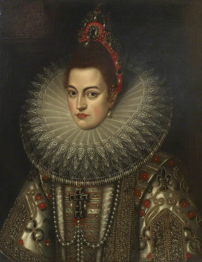 Isabelle Clara Eugénie d'Autriche (1566-1633), infanta da Espanha - Frans Pourbus, o Jovem