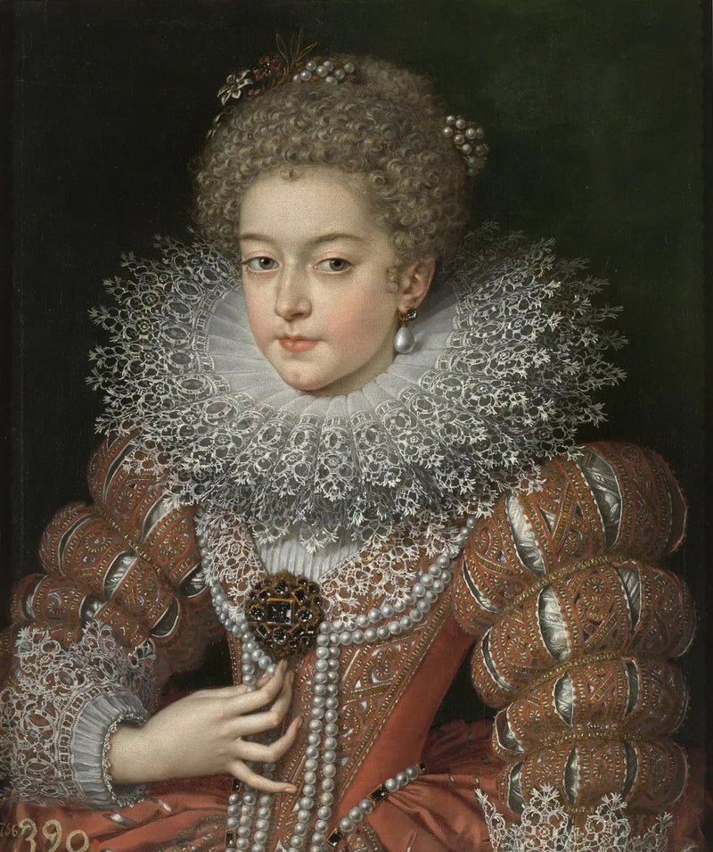 Isabelle de França, rainha da Espanha - Frans Pourbus, o Jovem