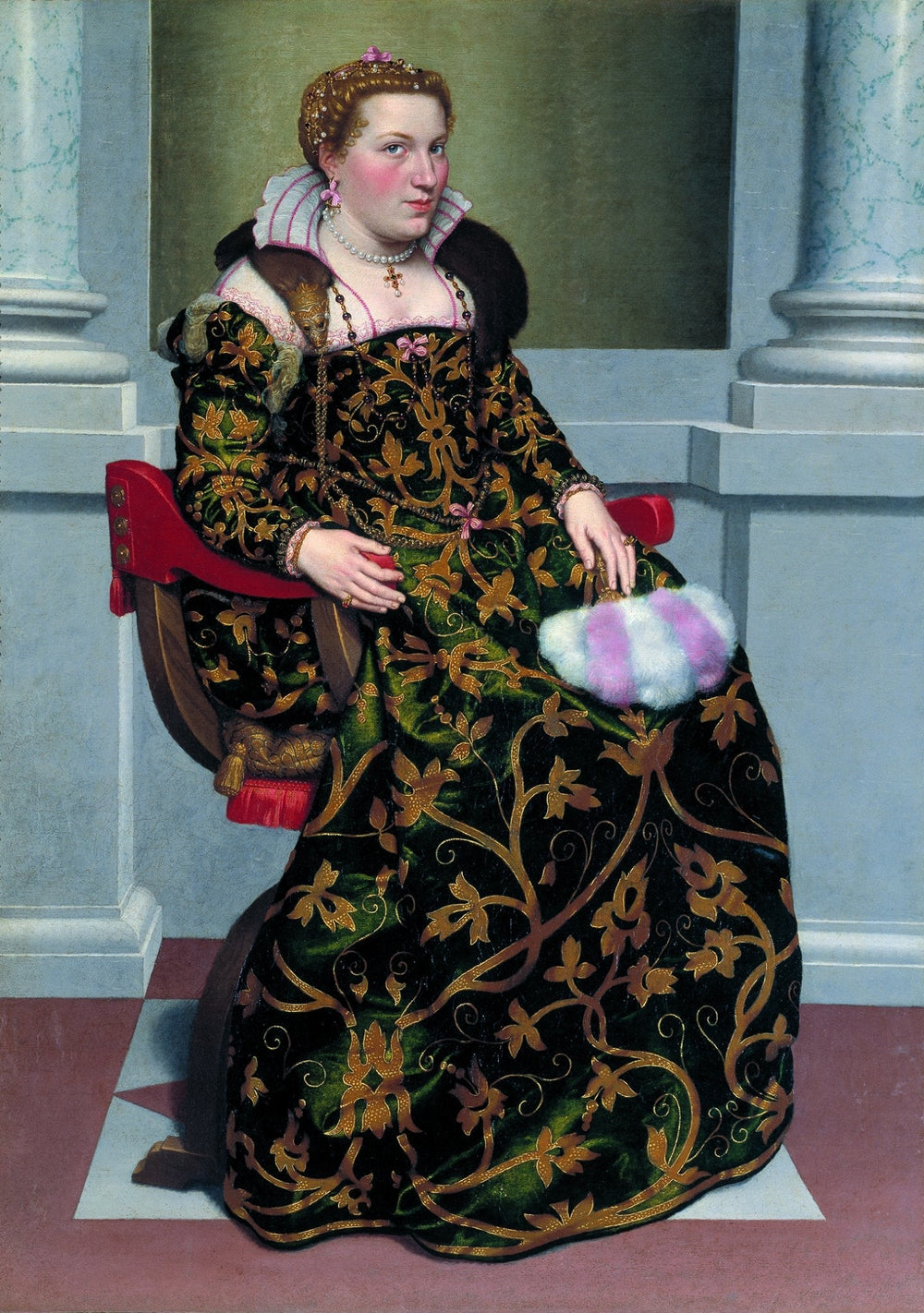 Isotta Brembati - Giovanni Battista Moroni image 1 reproduction réalisée par Alpha Reproduction