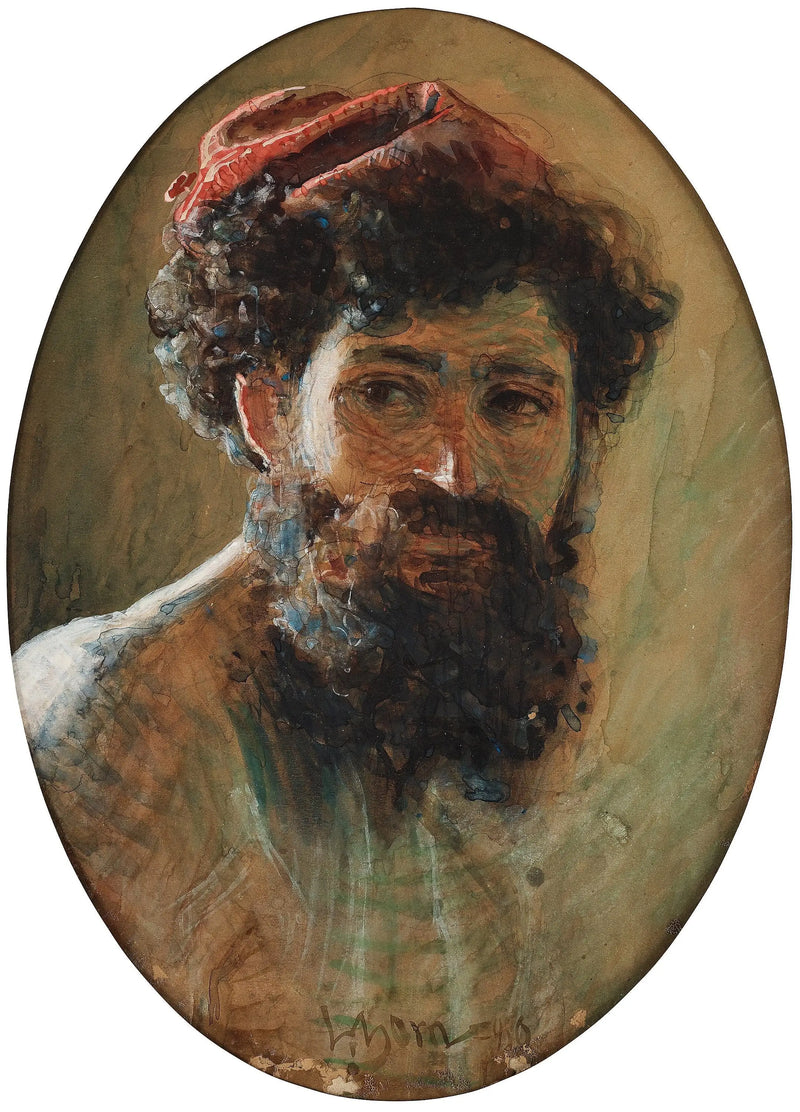 Itália com chapéu vermelho - Anders Zorn
