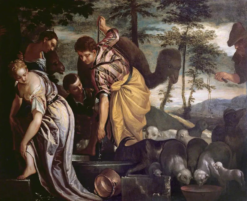 Jacó na fonte - Paulo Véronèse