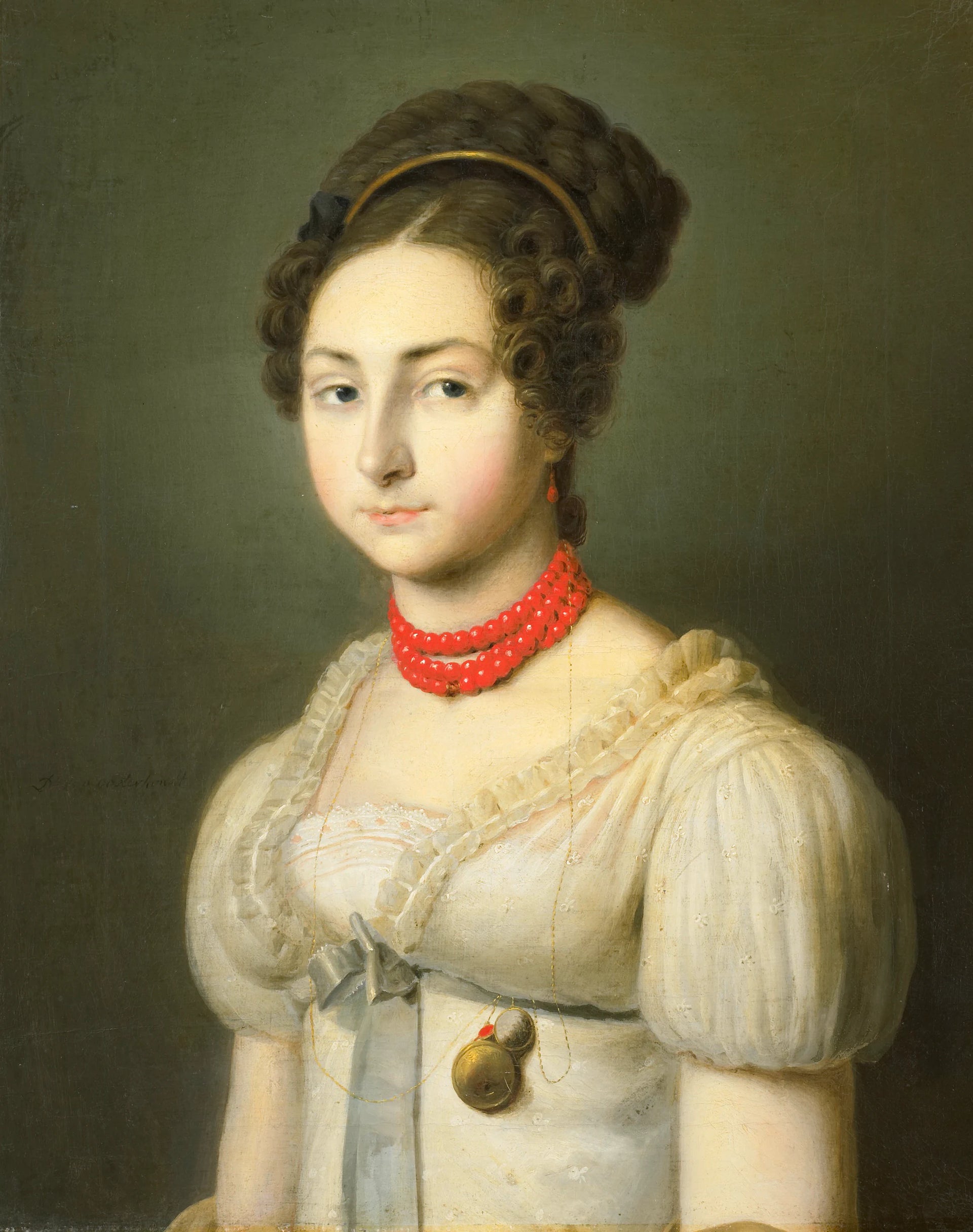Jacoba van Wessem (1801-56), épouse de M. Stumphius, maire de Beverwijk - Dirk van Oosterhoudt