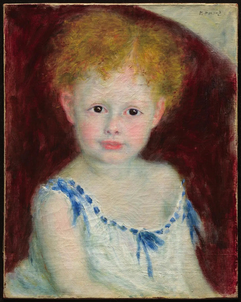 Jacques Bergeret criança - Pierre-Auguste Renoir