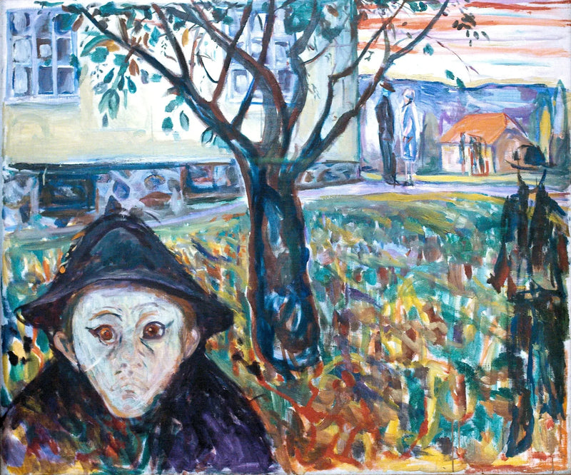 Jalousie no jardim - Edvard Munch