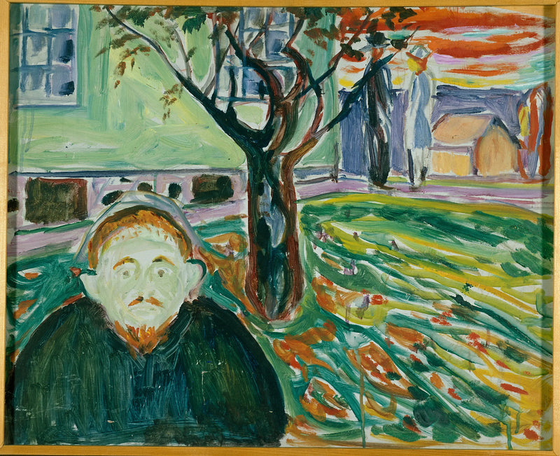 Jalousie no jardim - Edvard Munch