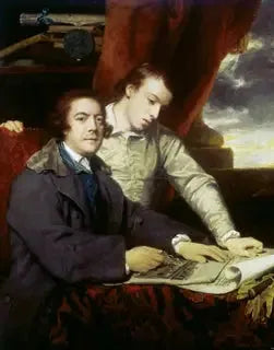 James Paine, arquiteto, e seu filho, James - Joshua Reynolds