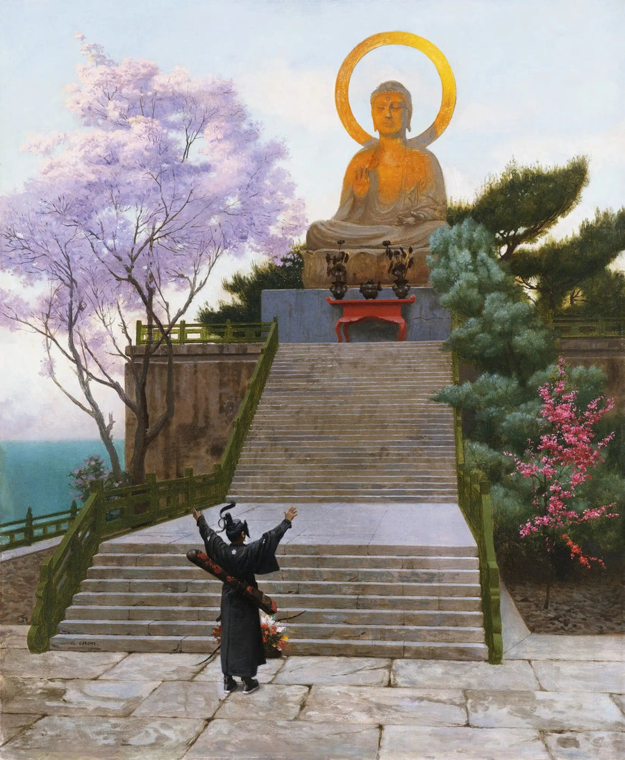 Japonês implorando a uma divindade - Jean-Léon Gérôme