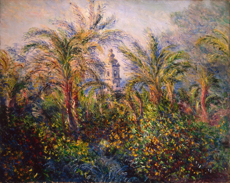 Jardim em Bordighera - Claude Monet
