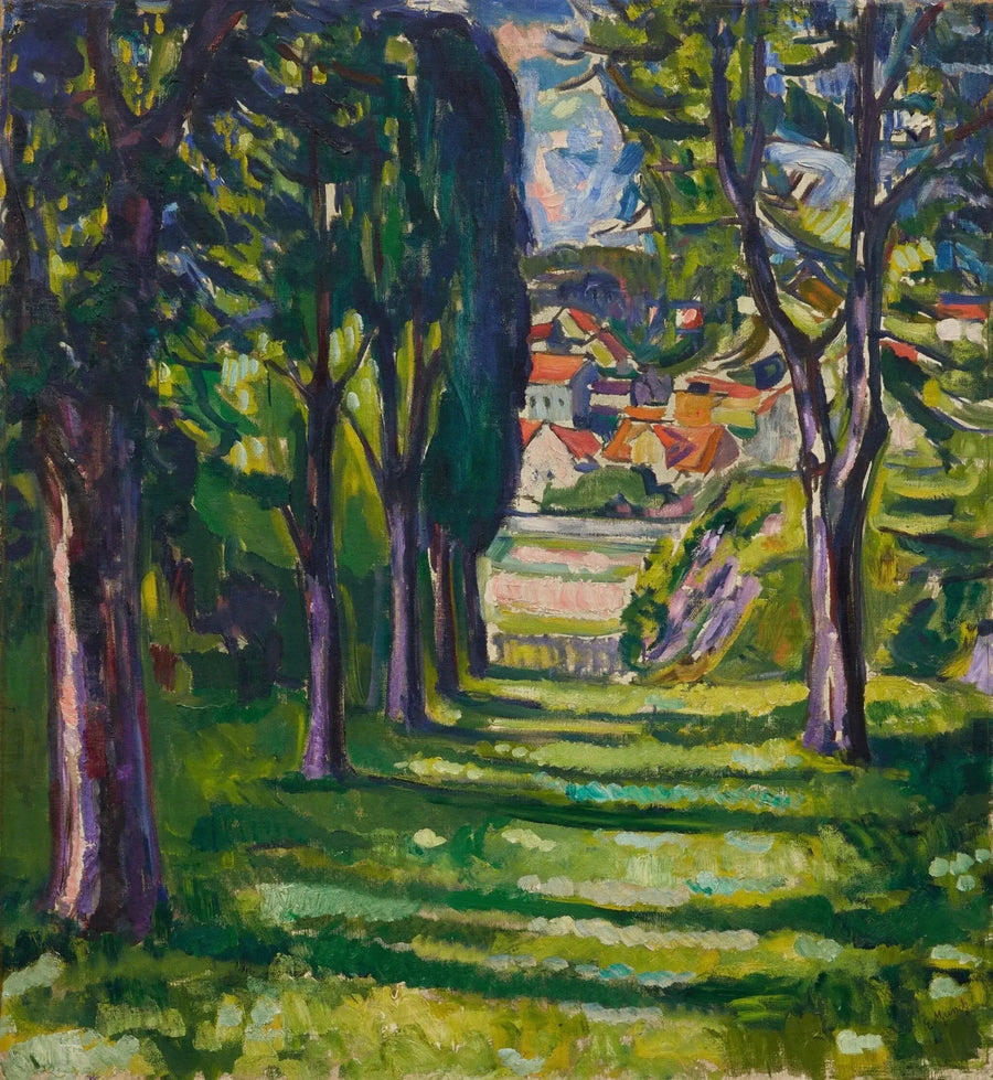 jardim em Kragerø - Edvard Munch