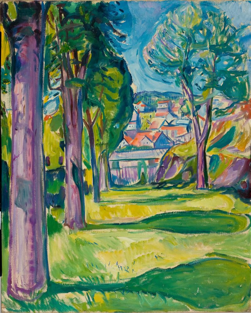 jardim em Kragerø - Edvard Munch