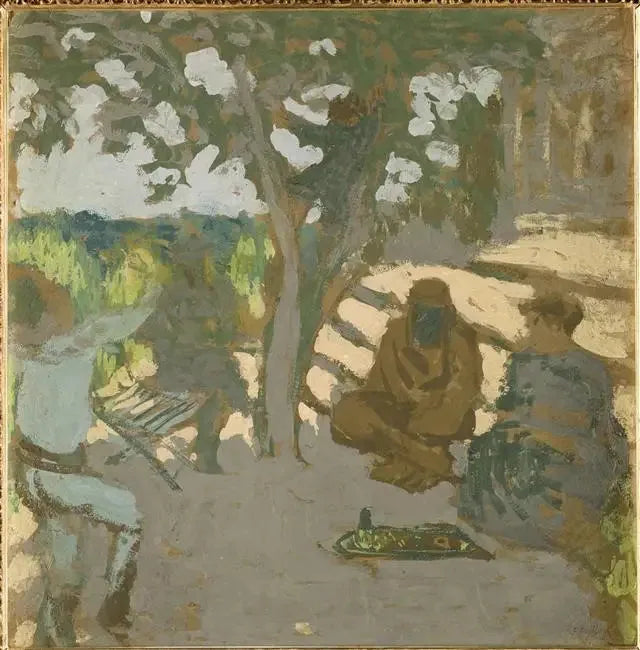 Jardim em Étang-la-Ville - Édouard Vuillard