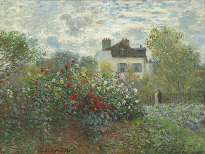 O Jardim do Artista em Argenteuil W286 - Claude Monet
