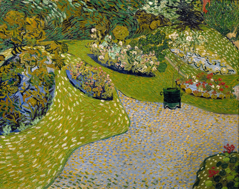 Jardim de Auvers - Vincent van Gogh