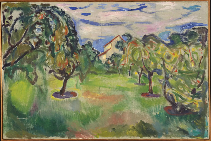 jardim das macieiras - Edvard Munch