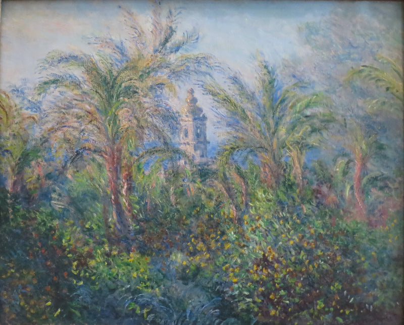 Jardim em Bordighera, impressão matinal W866 - Claude Monet