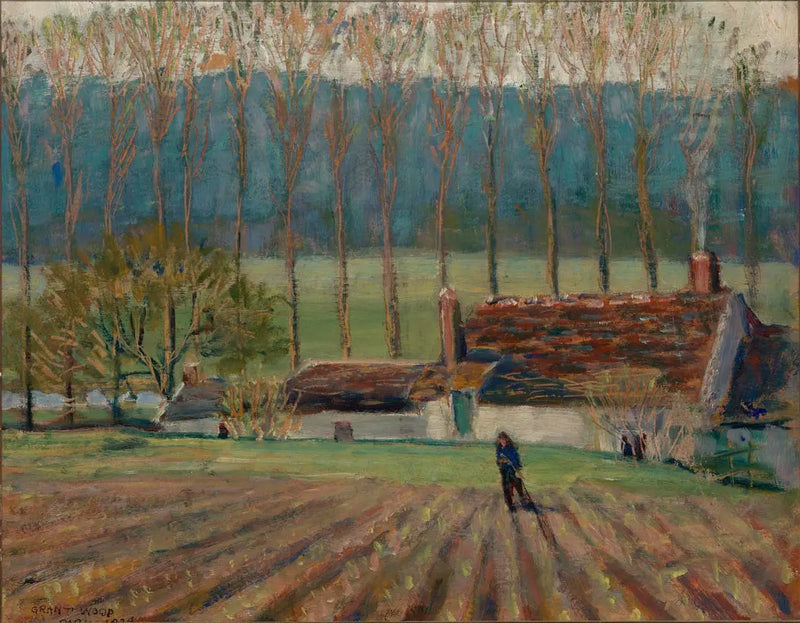 Jardim de caminhões, Moret - Grant Wood