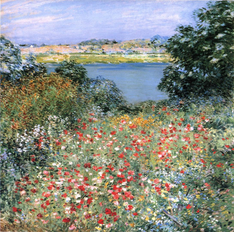 Jardim de Papoulas - Willard Metcalf