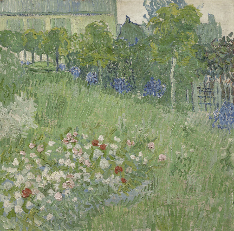 O jardim de Daubigny - Vincent van Gogh