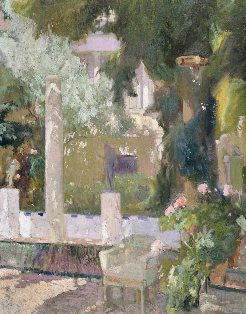 Jardim da casa Sorolla (1920) - Joaquín Sorolla