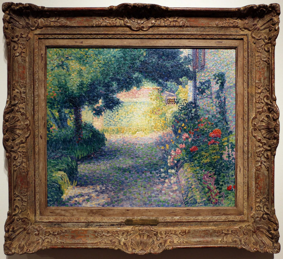 Jardim de Saint-Tropez - Henri-Edmond Cross