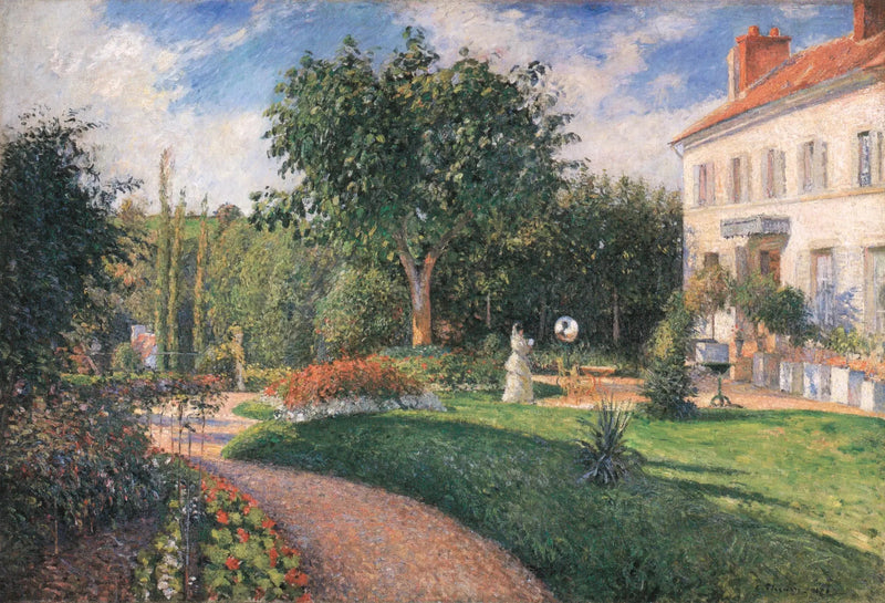 Jardim dos Mathurins, em Pontoise - Camille Pissarro
